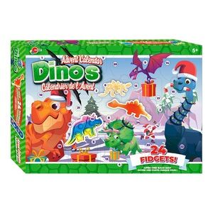 🆕 Dino Fidget Daily Advent Calendar Holiday Dinosaur Mystery Toys Ricochet